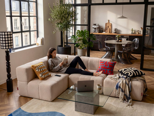 2 Teiliges Modulares Sofa – Beige