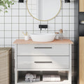 Vidaxl washbasin top 100x60x1.5 cm solid beech wood