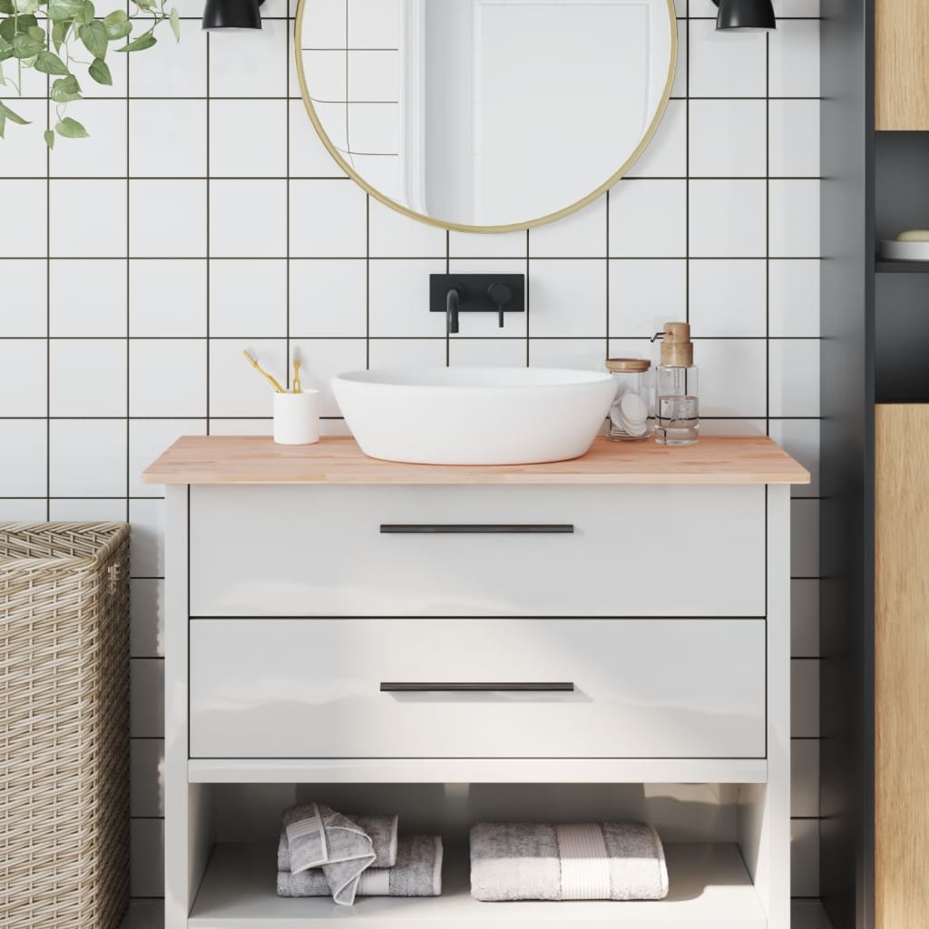 Vidaxl washbasin top 100x60x1.5 cm solid beech wood