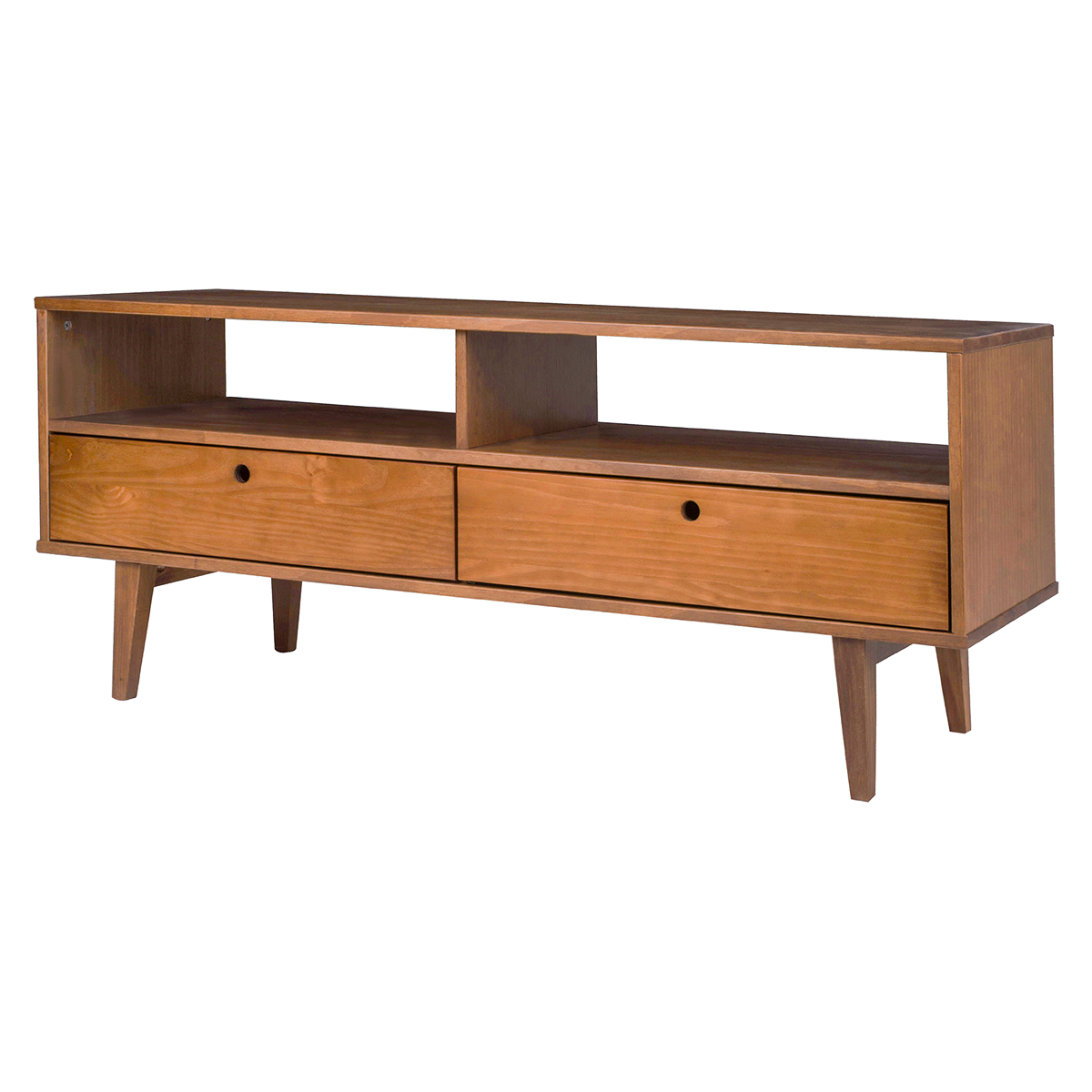 Lowboard Charme - Fernsehtisch mit Design im Retro-Stil