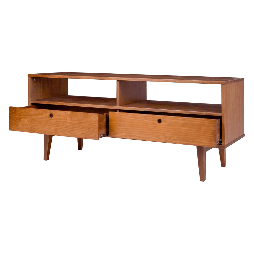 Lowboard Charme - Fernsehtisch mit Design im Retro-Stil
