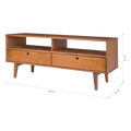 Lowboard Charme - Fernsehtisch mit Design im Retro-Stil